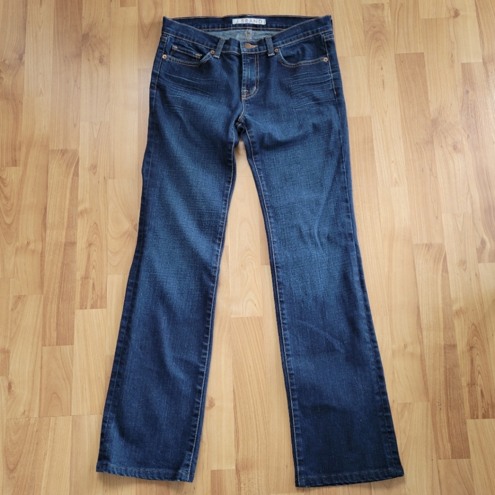 JBrand Dark Wash Straight Bootcut Jeans 28